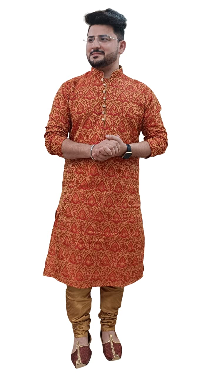 26 i Men Ethnic Kurta and Churidar Set-image-45