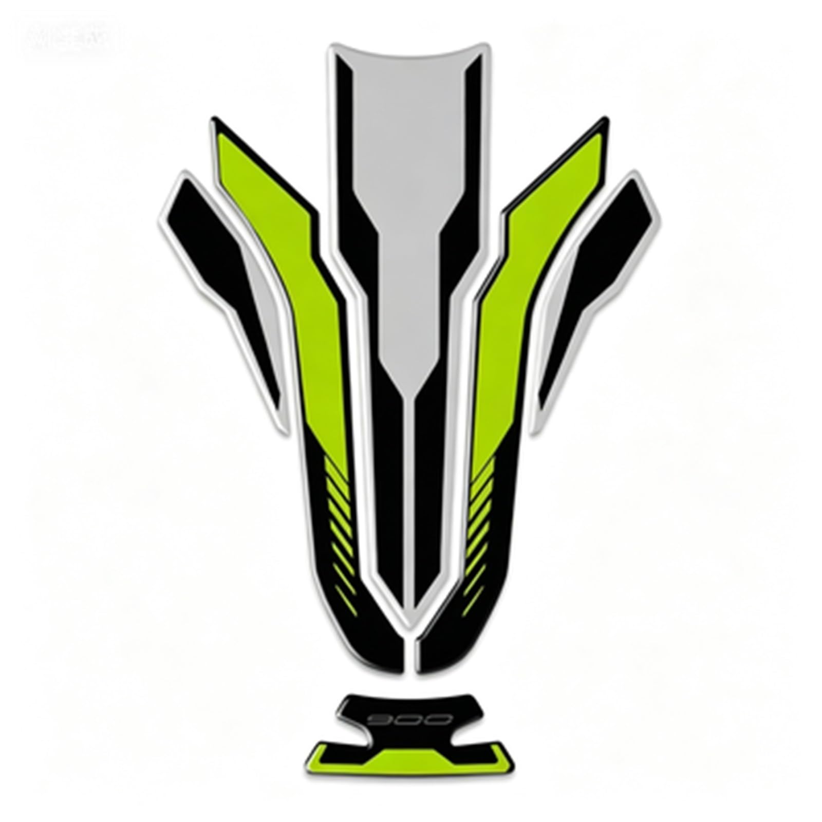 Piwine Color3 Tank Pad Sticker Motorcycle Fuel Protection Decal For Kawasaki For Z 900 2017-2024 2023 2022 2021 2020 Kneepad