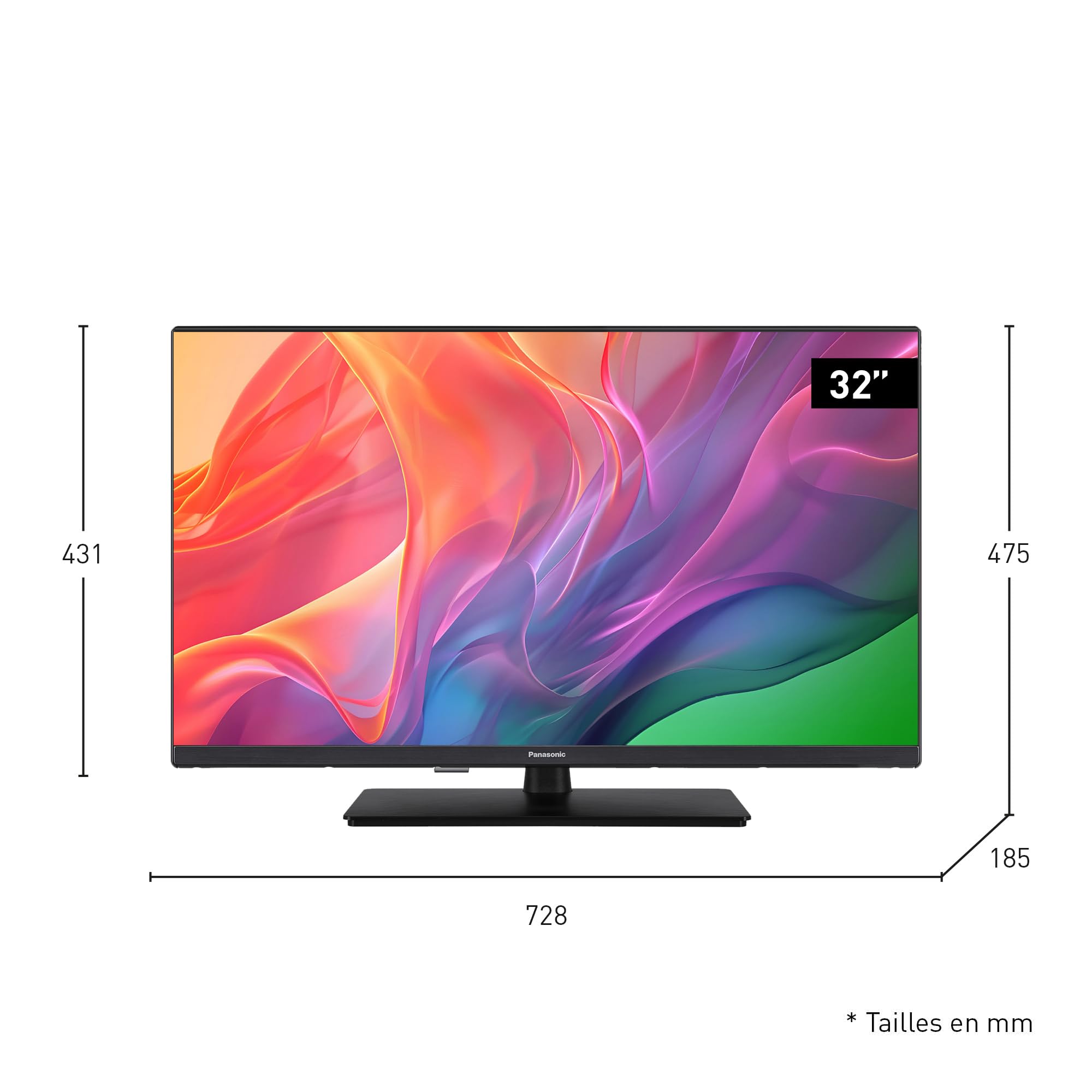 Panasonic PanasonicTV-32S55AEZ, Série S55 32 Pouces Full HD LED Smart TV, 2024, Fire TV, HD Colour Engine, HDR, Contrôle Vocal Alexa, Mode Jeu, Lecteur Média, Expérience Visuelle Exceptionnelle | HD Colour Engine, HDR, Contrôle Vocal Alexa, Mode Jeu, Lect
