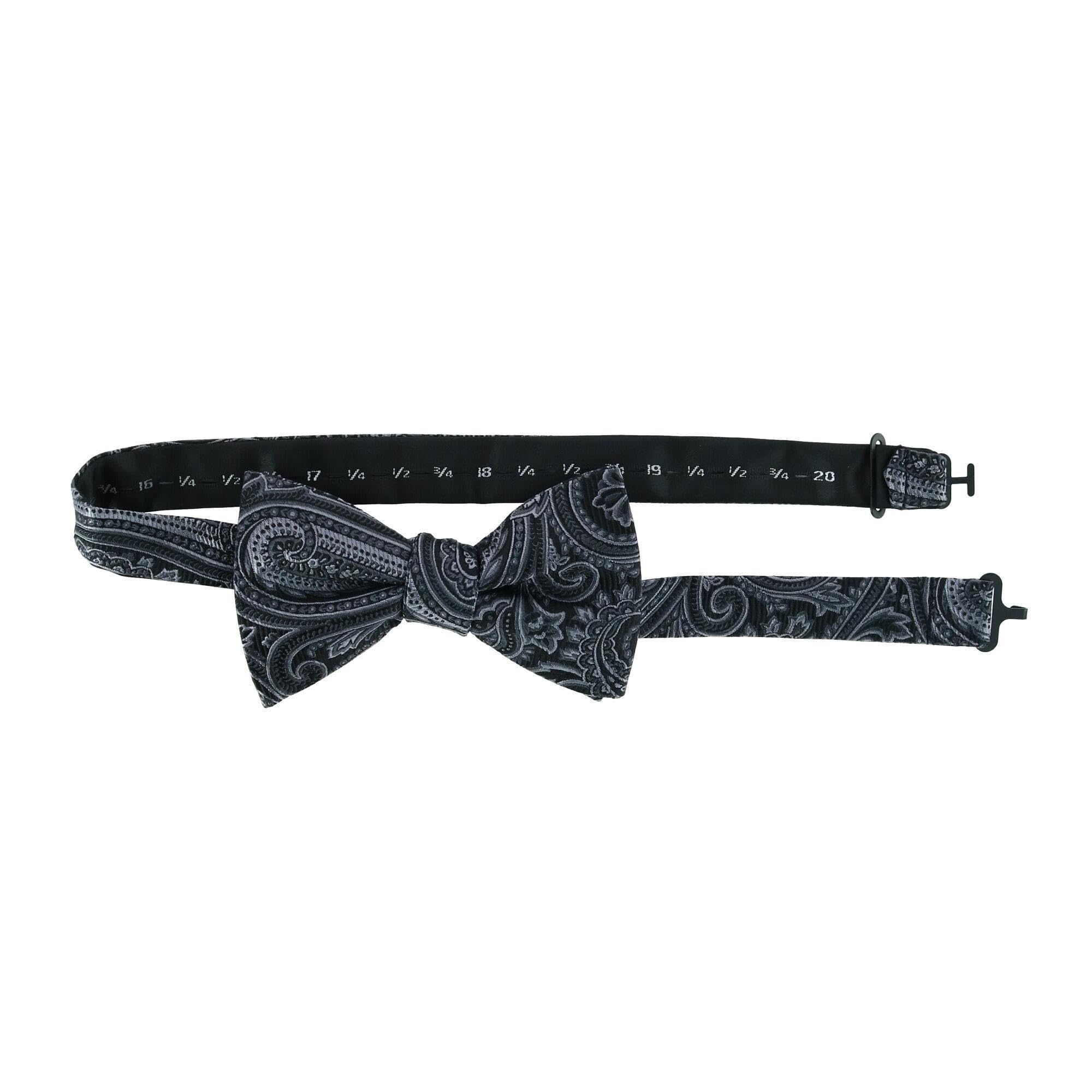 Trafalgar Papillon Sobee Paisley Seta Uomo, nero, taglia unica