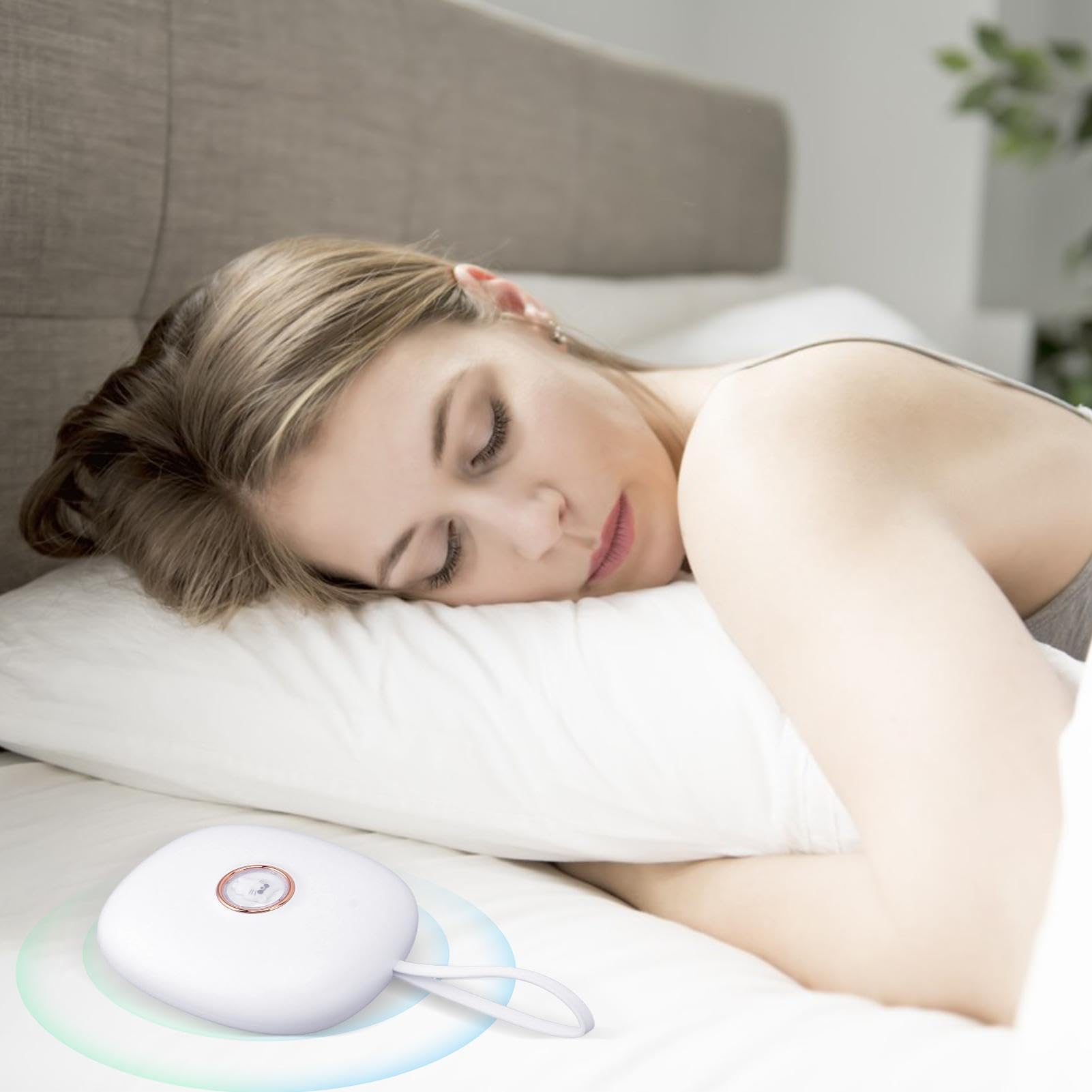 Sveglia a Vibrazione LED Silenziosa con Allarme Potente, Bed Shaker per Non Udenti