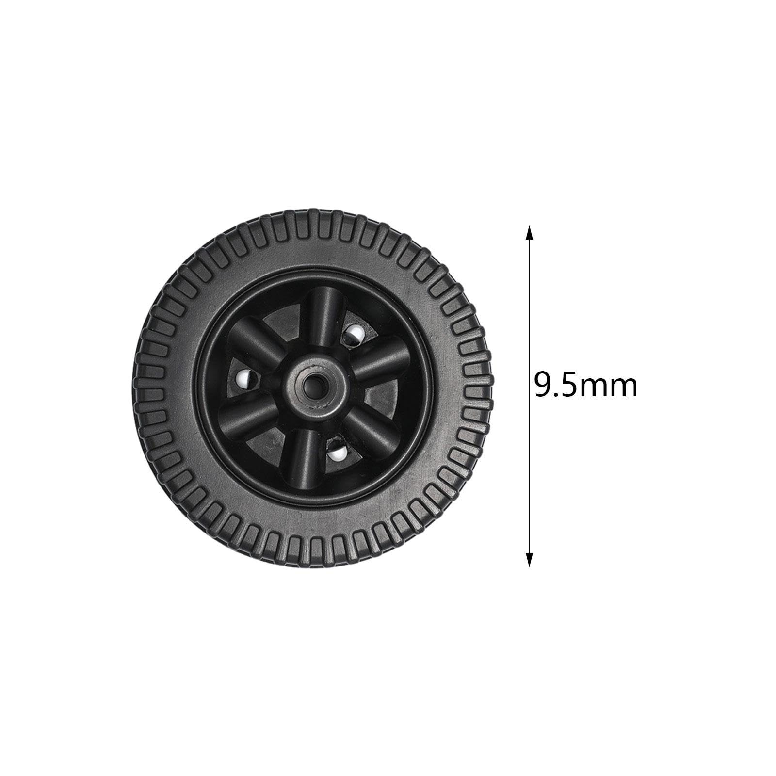 2Pcs BBQ Grill Wheel Hand Truck Tires with Cover Sandproof Universal Wheel Replacement 6 inch for Garden Accessories, Style A