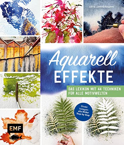 Aquarell-Effekte: Das Lexikon mit 44 Techniken für alle Motivwelten –...