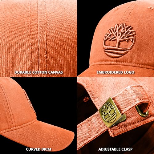 Image of Timberland Soundview Men's Baseball Cap - Cotton Canvas, Adjustable, Lightweight & Stylish Hat for Outdoor Activities