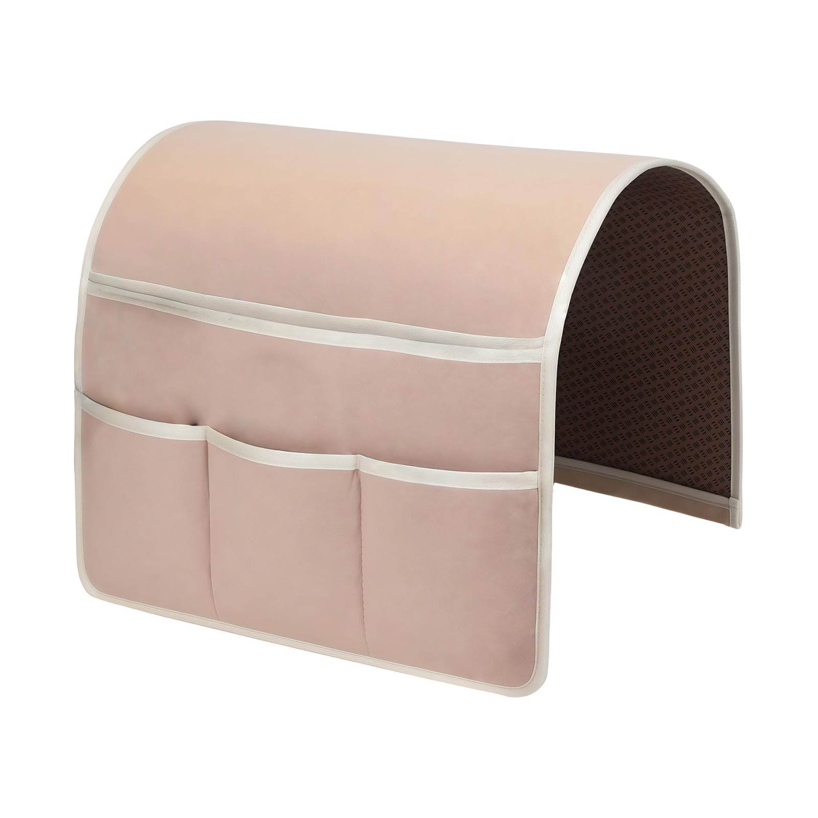OSNIYAW Multifunctional Sofa Armrest Organiser Couch Armchair Remote Stand with 4 Pocket for Magazines Tablet Phone Snacks Couch Storage Bag Owner