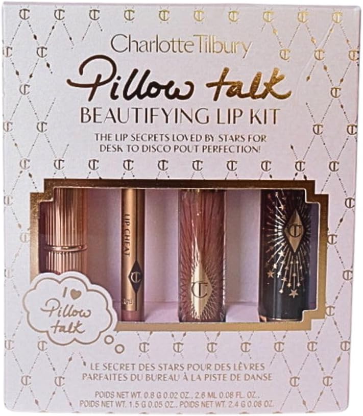 CHARLOTTE TILBURY Iconic Mini Lip Trio Kit Pillow Talk