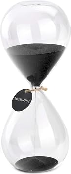 SWISSELITE Hourglass Sand Timers, Hourglass Sand Clock Inspired Glass