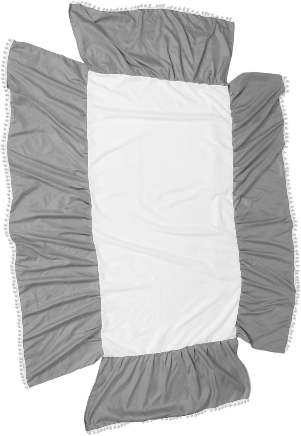 Garneck Crib Skirt Cotton Boy Girl Bed Covers Comfortable Fitted Sheet for Crib Mattress Easy Installation Dust for Bedding