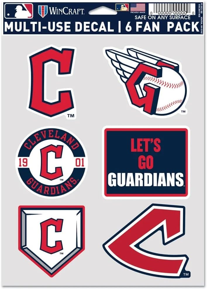 Cleveland Guardians Multi Use 6 Fan Pack