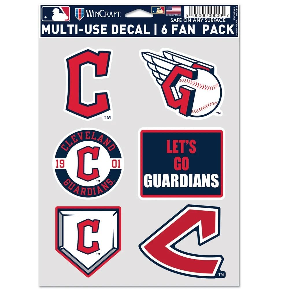 Ventilateurs Cleveland Guardians lot de 6 mini rafraîchisseurs de poche
