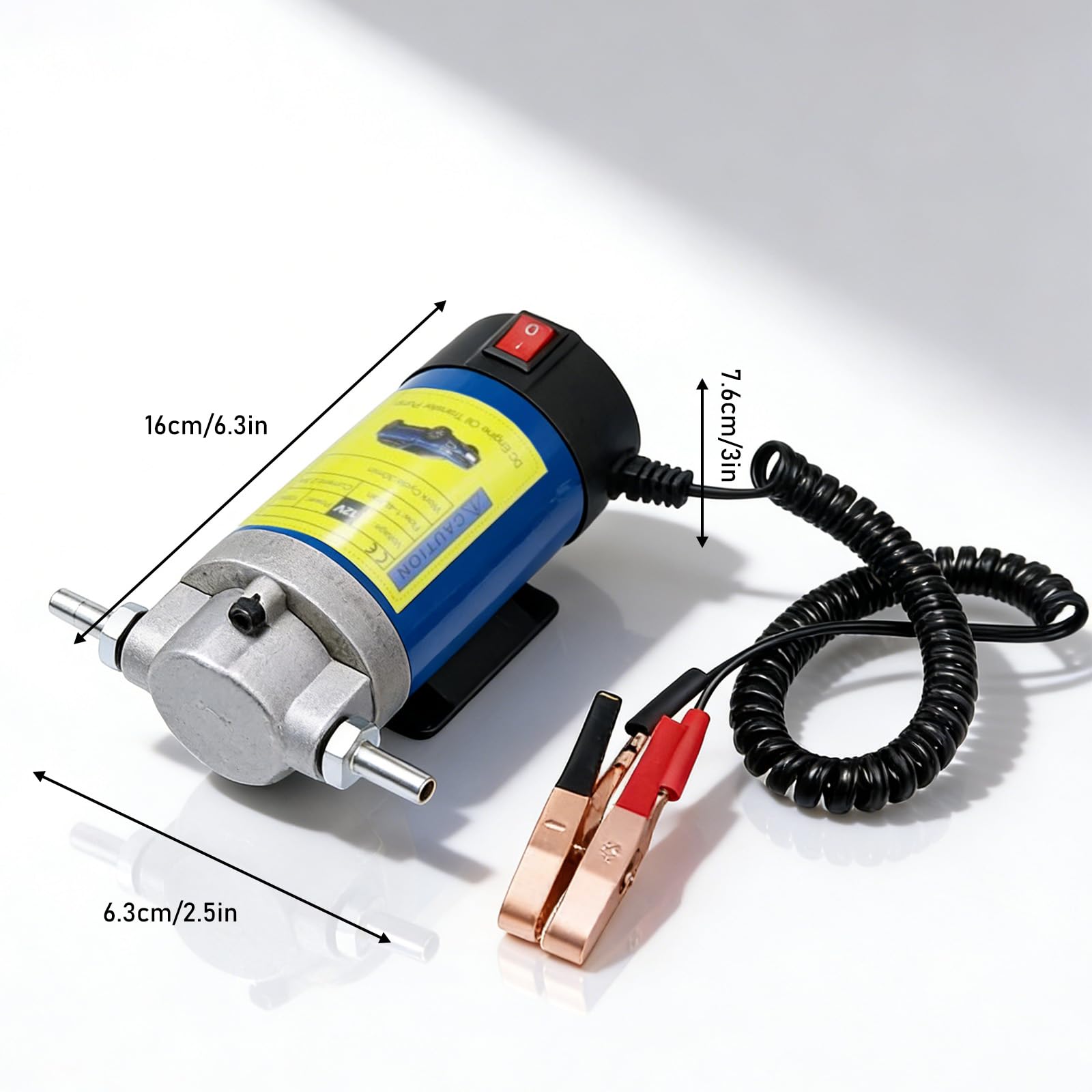 Bomba de extracción de aceite, 12 V, 100 W, bomba de extracción de aceite, bomba eléctrica autocebante y silenciosa, bomba de cambio de aceite para coche, moto, barco, caravana