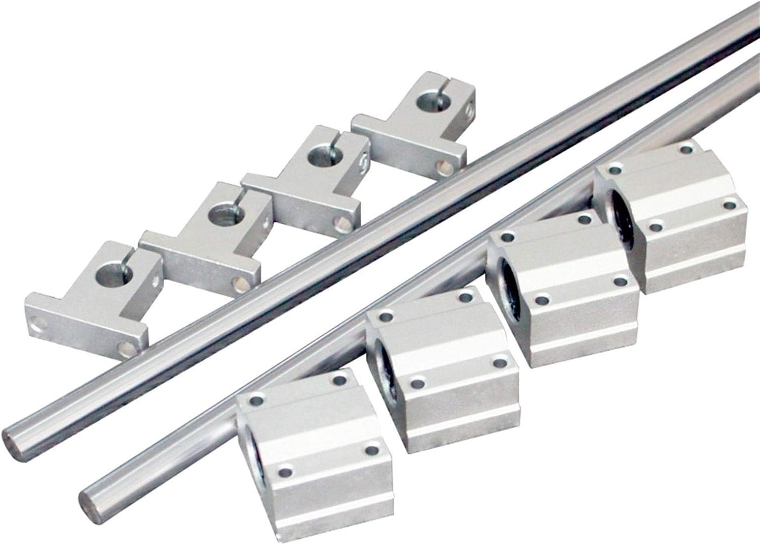 CUA 10pcs / Set Optical Linear Axis OD8/10/12mm 200600mm