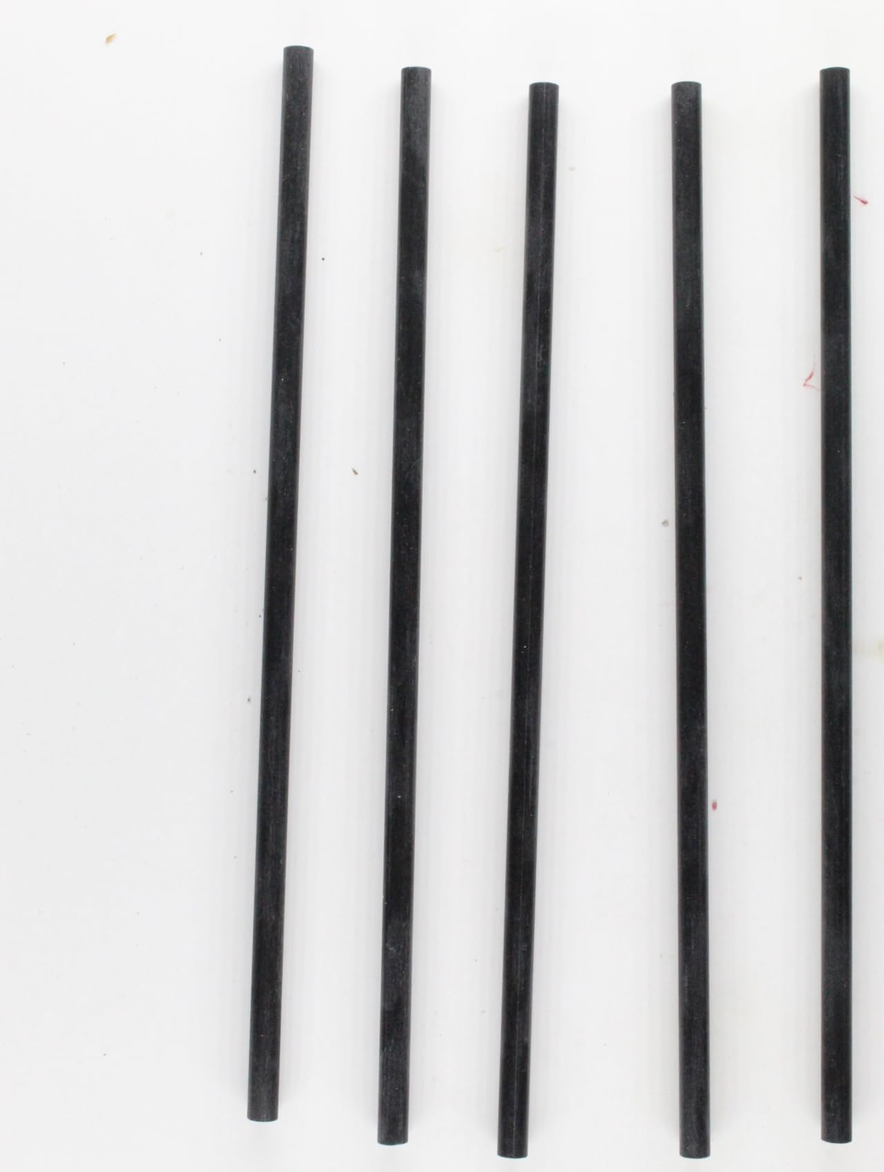 5 Pack 6 INCH G10 Rod for Knife Making - Craft Supplies - Jewelry Making (Black, 1/8 inch)