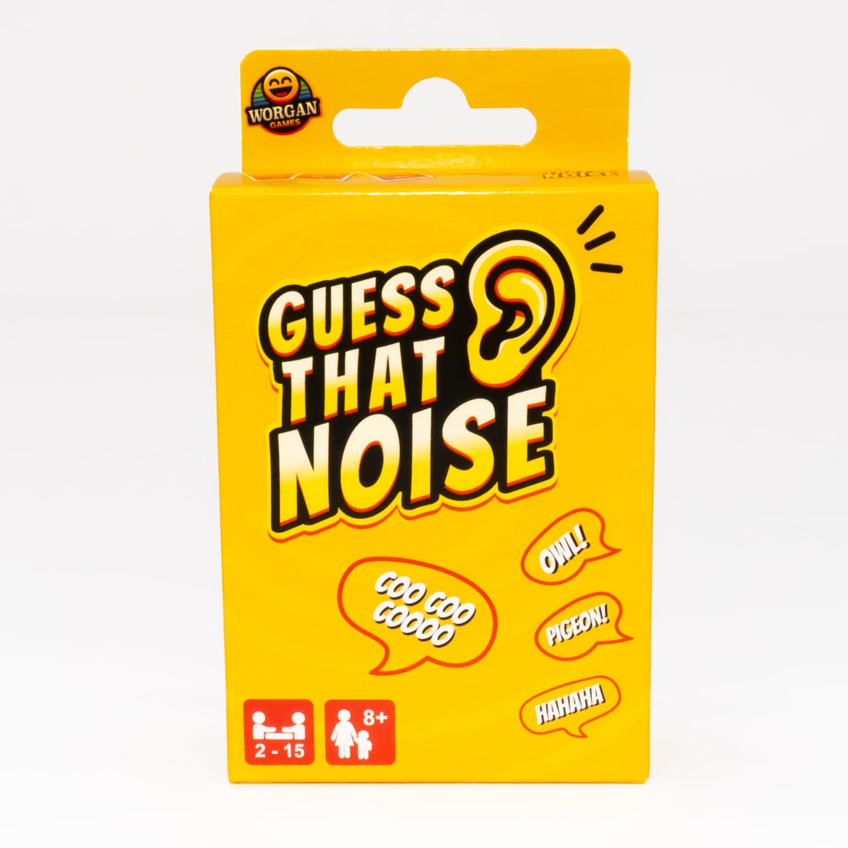 Funny Sound Impressions Party Game - Guess That Noise ﻿| Fun for Family & Friends | 2-15 Players, Ages 8+ | Perfect for Kids, Teens, Adults