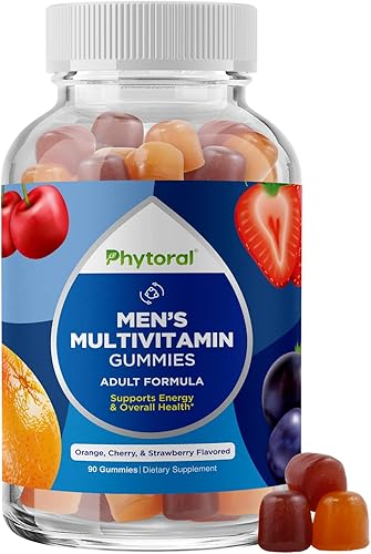 Gomitas multivitamínicas naturales para hombres con zinc  Gomitas multivitamínicas para hombres con vitamina D C A y biotina  Gomitas