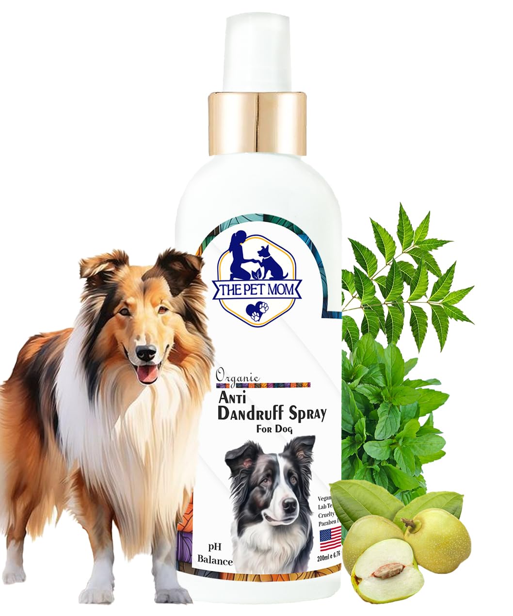 Anti-Dandruff Spray for Dog, Puppy | Dog Anti Dandruff Spray | Soothing Relief for Itchy Skin & Say Goodbye to Dandruff | Anti-Dandruff & Itch Spray for All Dog Breed – 200ml