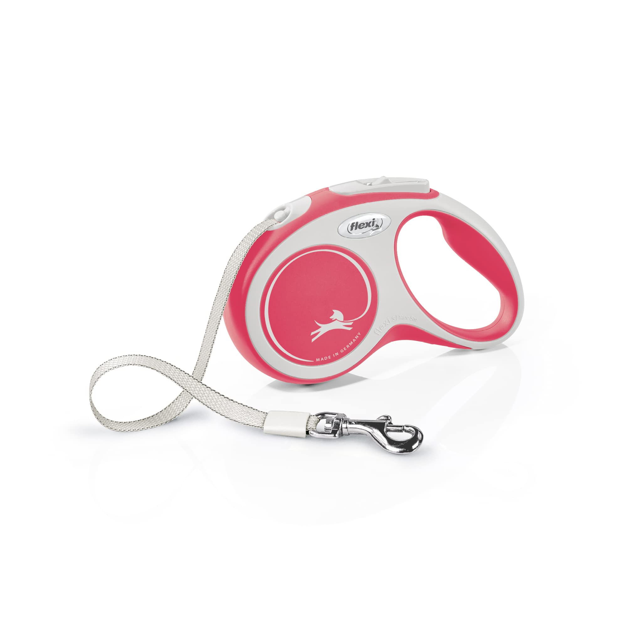 Flexi - Roll Cord New Comfort Band - 5 Metri a 15 kg - Rosso - 1 Pezzo