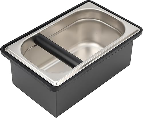 Caja de café espresso, contenedor de bolsa de café de acero inoxidable, con sopo