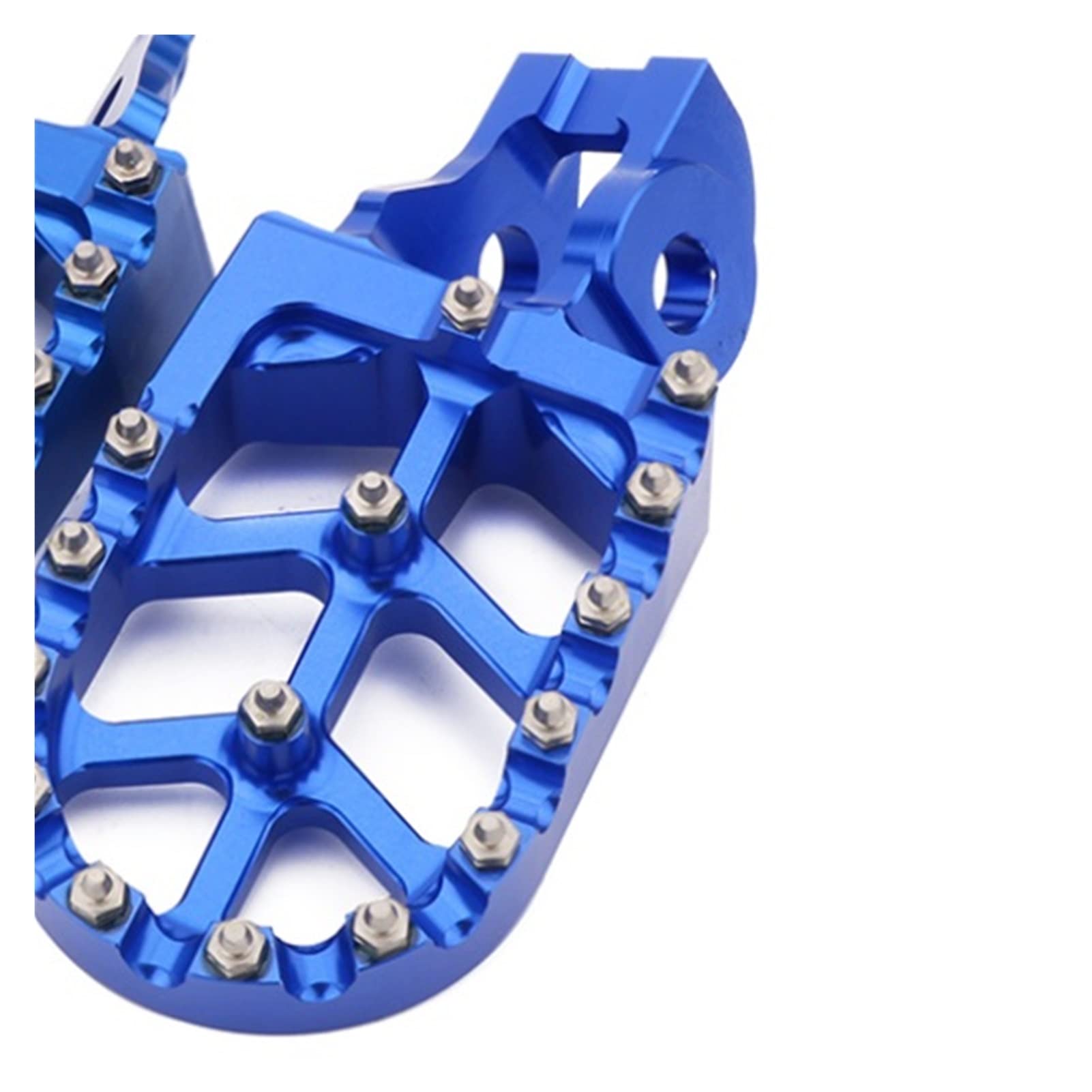 Pedane Poggiapiedi Per Moto Husqvarna TE FE FC TC TX FX 125 200 250 350 450 2016-2022, Antiscivolo E Grip Migliorato (blu)