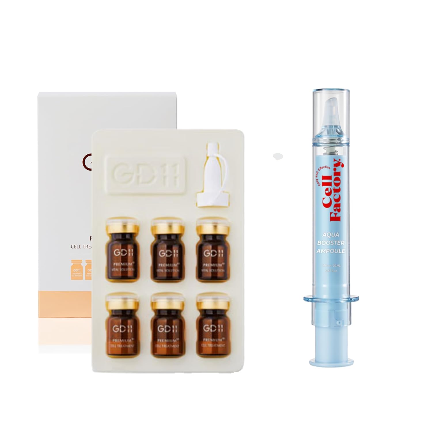 Amazon.com: GD11 Premium Rx Cell Exosome Treatment & CELL FACTORY Aqua ...
