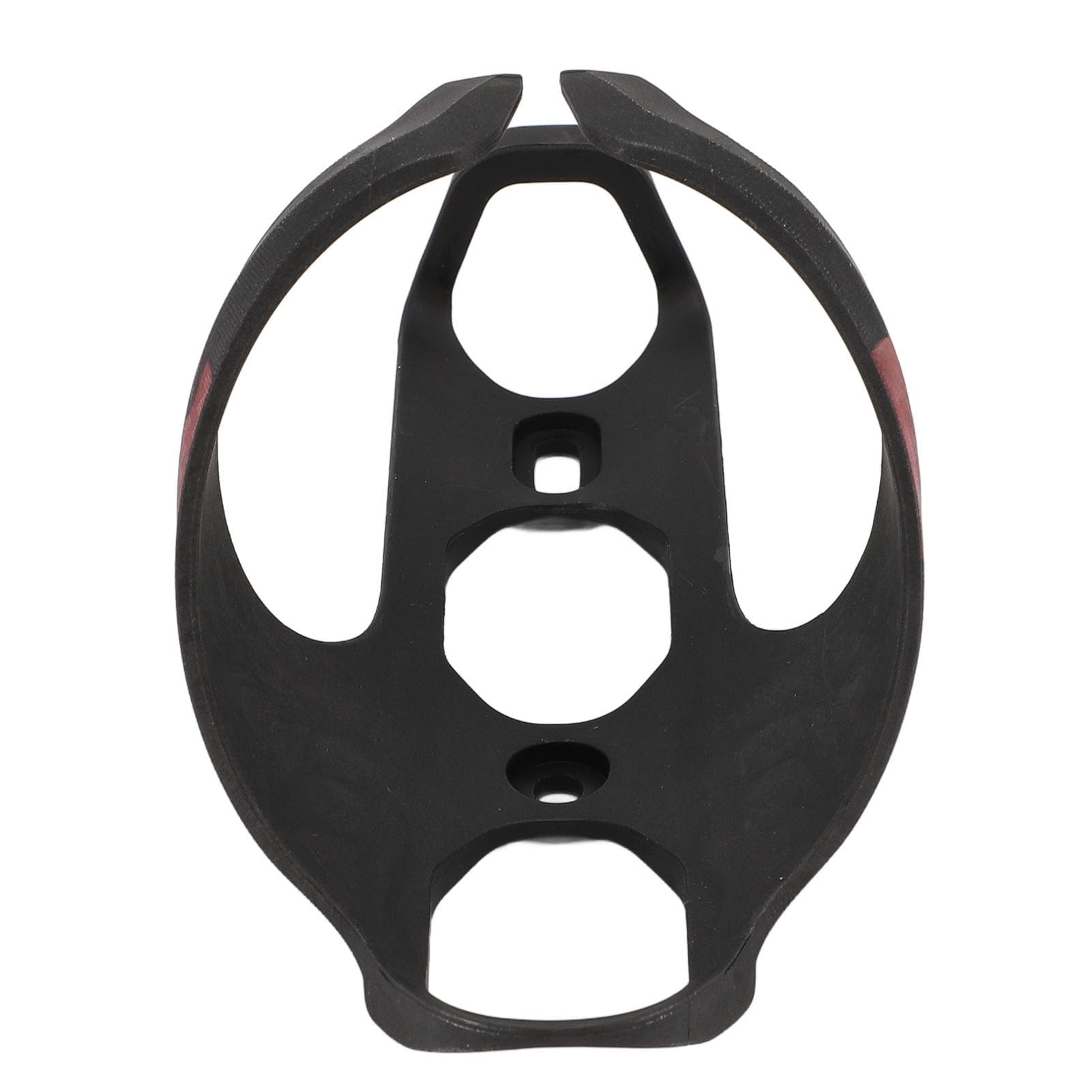 Cycling Bottle Holder Carbon Fiber Composite Super Lightweight Sturdy Water Bottle Cage for Mountain Road Bikes 1 Holder 2 Screws (Red)