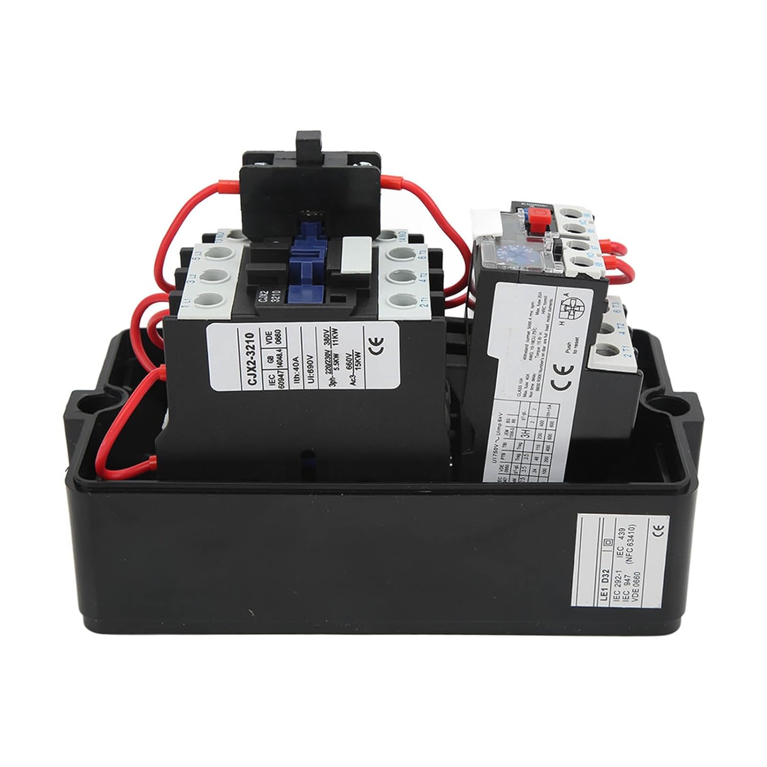 Magnetic Starter Magnetic Electric Motor Starter LE1D32M7 Single Phase 23Amp 3 Phase 32Amp Motor Starter Electric Motor Switch Magnetic Switch On Off Switch Single Phase Magnetic Starter Controls