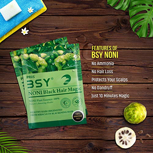 Buy BSY Noni black hair magic shampoo Noni hair colour Noni hair