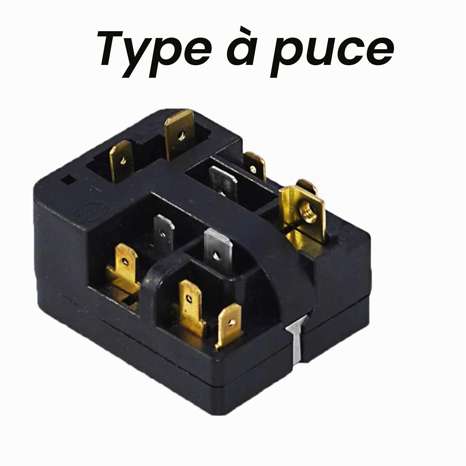 T&F Relais de démarrage PTC pour réfrigérateur - 3 broches Protection thermique