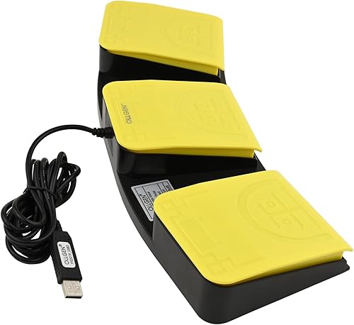 Miniatura 6 de Pedal USB para juegos de PC, interruptor de pie de control óptico, teclado de mouse de mapa de computadora, tecla de combinación de teclas de acceso