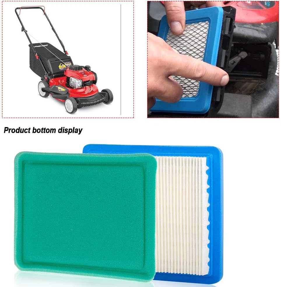 HIFROM Flat Air Filter Cartridge Replace for 491588 491588S 4915885 399959 John Deere PT15853 Oregon 30-710 with Pre Filter 271933 491435 493537