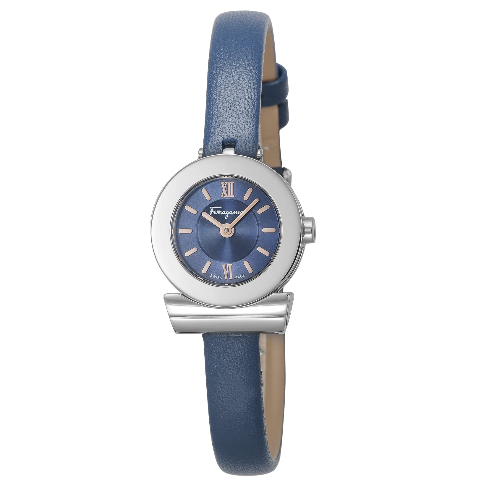 [Ferragamo(フェラガモ)] レディース 腕時計GANCINO SF4302321 ブルー文字 [並行輸入品]
