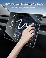 Vista 6 de Protector de pantalla mate para Tesla Model Y Juniper 2026 2025 y 2024 2025 Model 3 Highland [sin deslumbramiento, sin huellas dactilares]