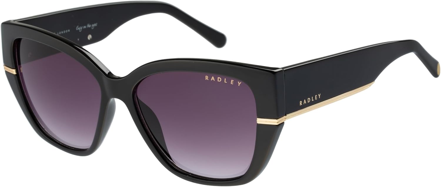 RADLEY LONDON 6512 Oversized Square Cat Eye Sunglasses for Women, 56 mm, UV400 Protection