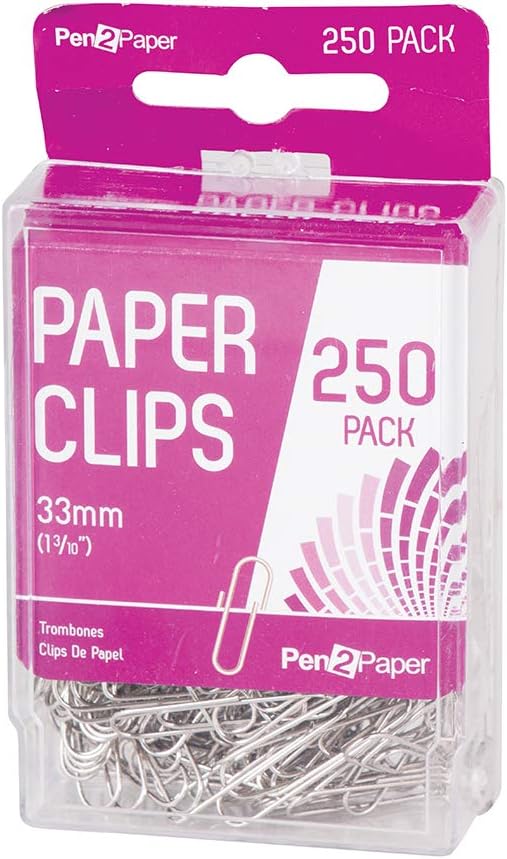 UBL-Stainless Steel Paper Clips- 33 mm