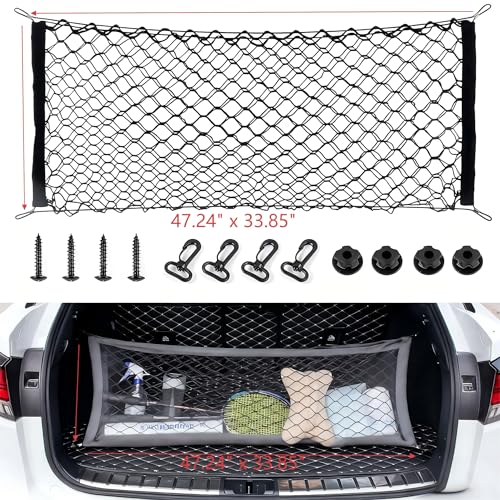 CiuGear Universal Auto-Sicherheitsnetz, einstellbares Haustier-Trenngitter aus Oxford-Stoff, 120x85cm
