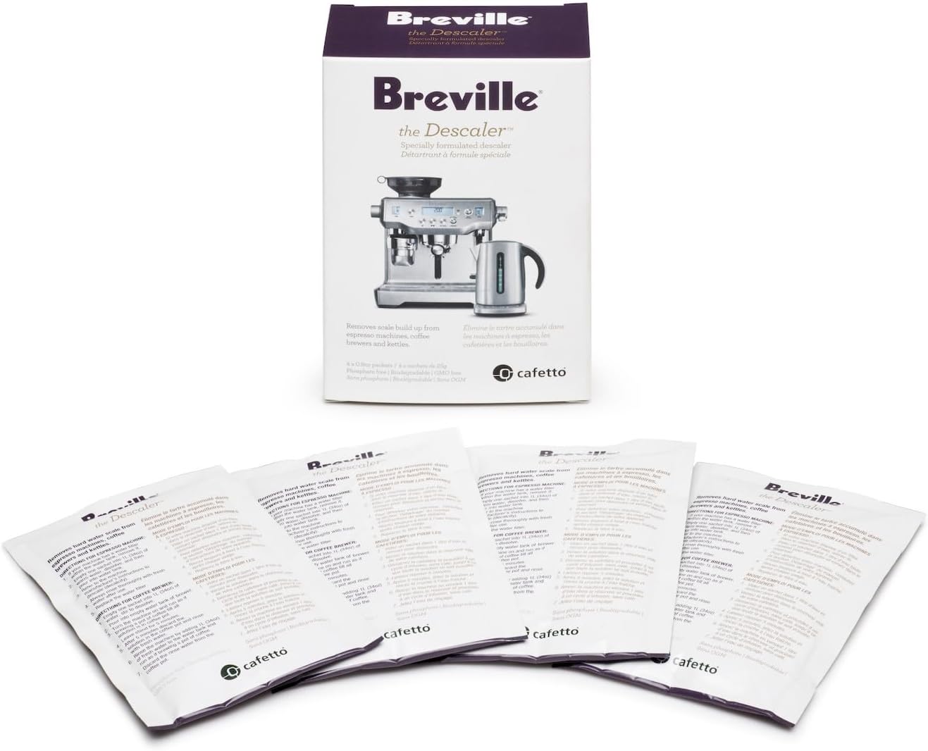 BrevilleBES007 The Descaler for Espresso Machines, One Size