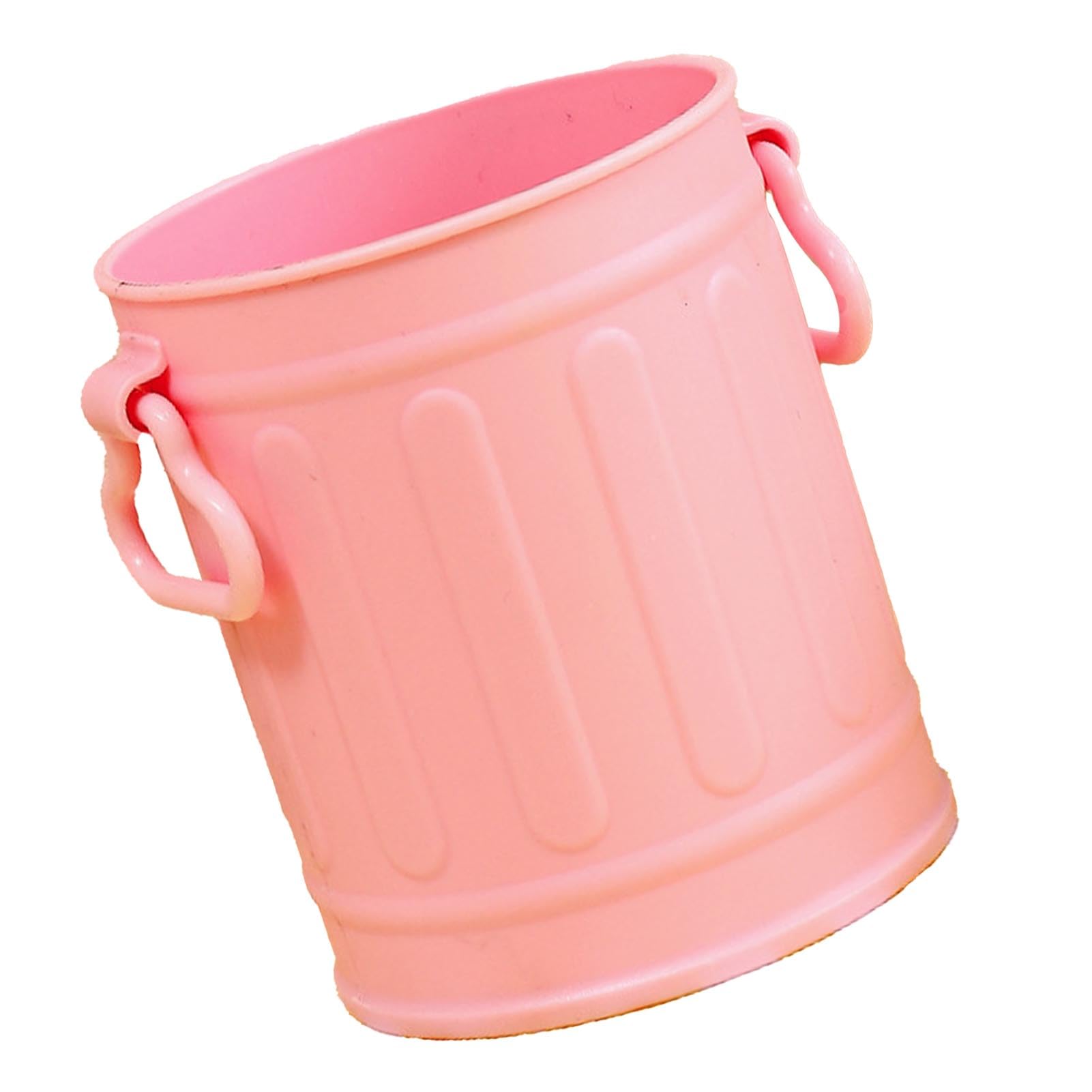 Alomejor Simpatico Contenitore Versatile per Matite per L'organizzazione di Cancelleria, Portapennarelli Compatto per Toeletta da Scrivania, 1,8 Once (PINK)