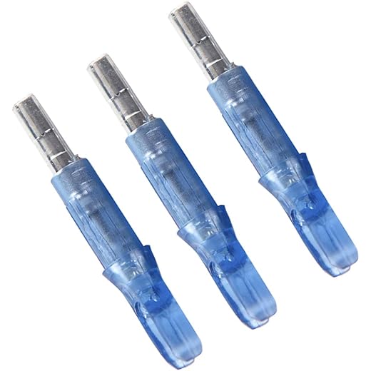 Nema Lighted Arrow Nock - Blue - 3 Pcs 5mm