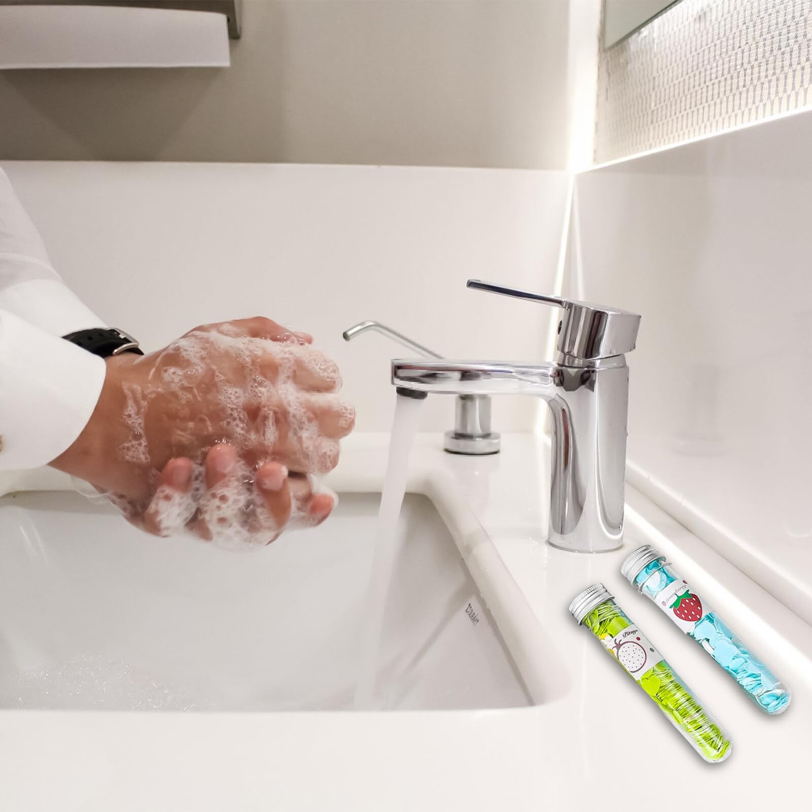 16 Fogli Di Sapone Portatile Da Viaggio - Carta Sapone USA E Getta Per Trekking E Campeggio - Foto 9