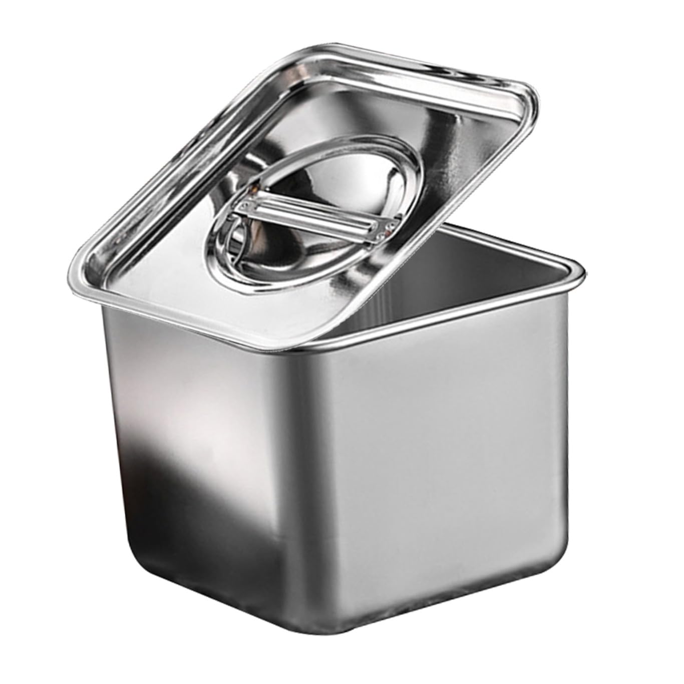 Edelstahl Gewürzglas Silber, Gewürzbehälter für Küche und Lebensmittel