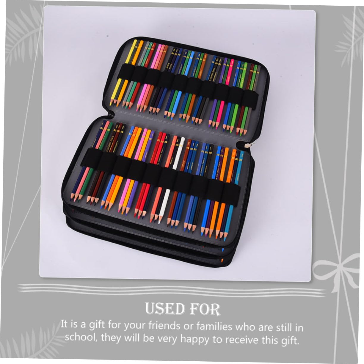 Bolsa De Papelería Oxford Estuche De Lápices Grande para Bolígrafos y Lápices De Colores