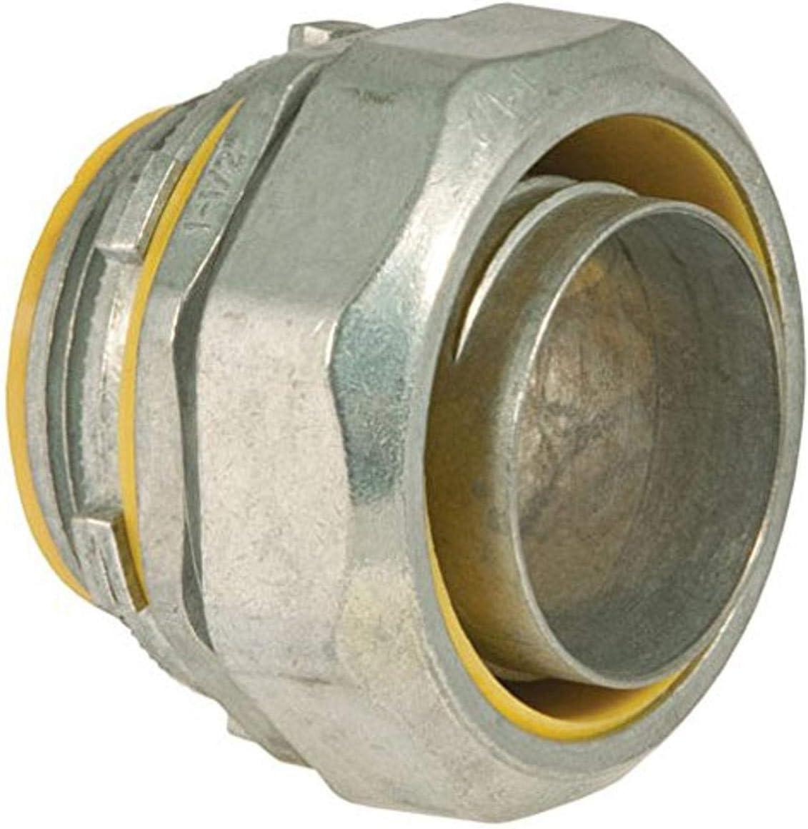 Hubbell-Raco 3511DC Liquid Tight Connector, Die Cast Zinc, Insulated, 3/8" (Pack of 50)