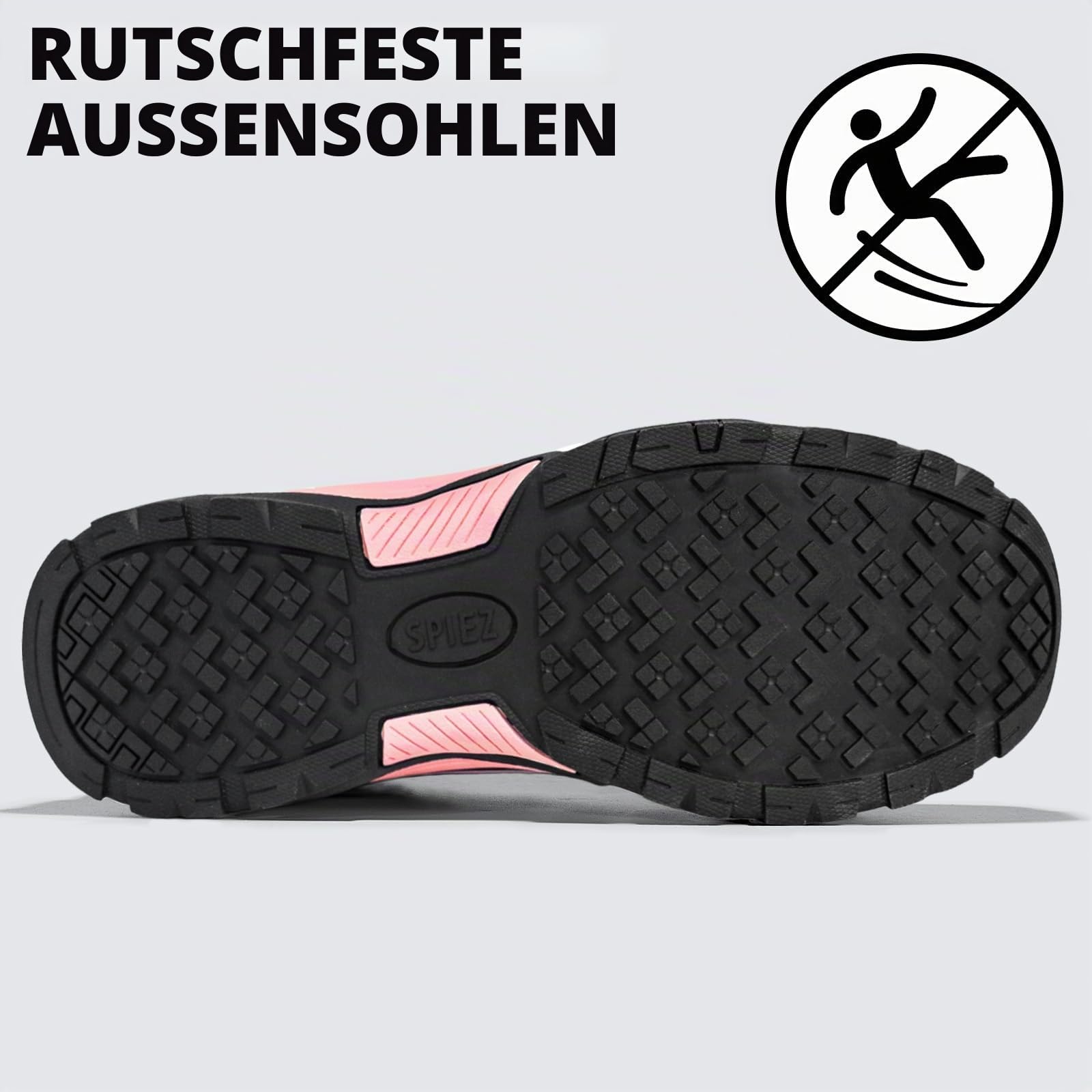 SPIEZ Unisex Sicherheitsschuhe Herren Arbeitsschuhe Sneaker Damen, Weiche Arbeitsschuhe mit Durchtrittsicherer Zwischensohle, Leichte Sicherheitsschuhe für Arbeit und Alltag EU36-46