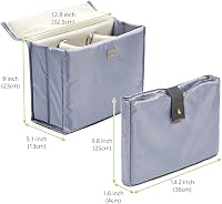 Evecase Extra Large vászon fotós táska DSLR kamerához laptop rekesszel és esővédővel 3
