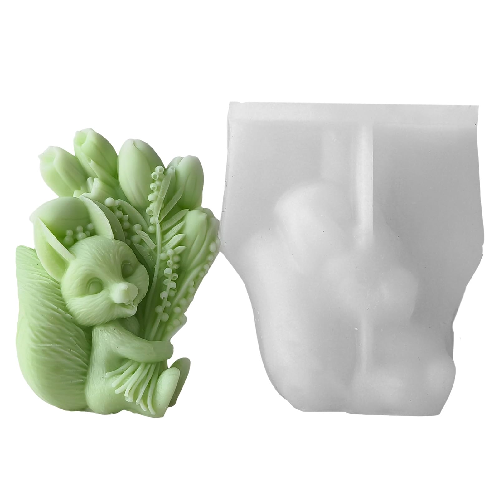 NEWFT Versatile Sturdy Silicone Candle Holder Mold Elegant Designs Home Accessory for Craft Enthusiasts and Artistics