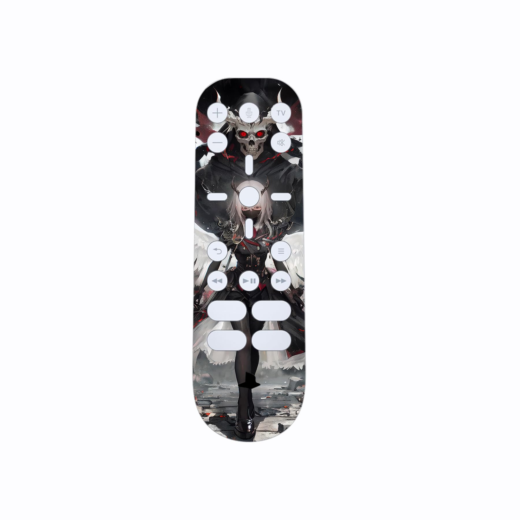 playvital Autocollant Skin pour ps5 Manette,Sticker pour ps5 Console Disc Edition & Station de Charge & Casque & Télécommande-Ange des Ténèbres