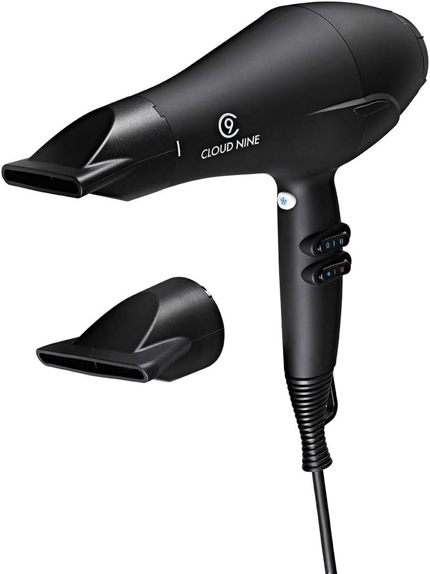Cloud Nine2000W Hair Dryer - Black