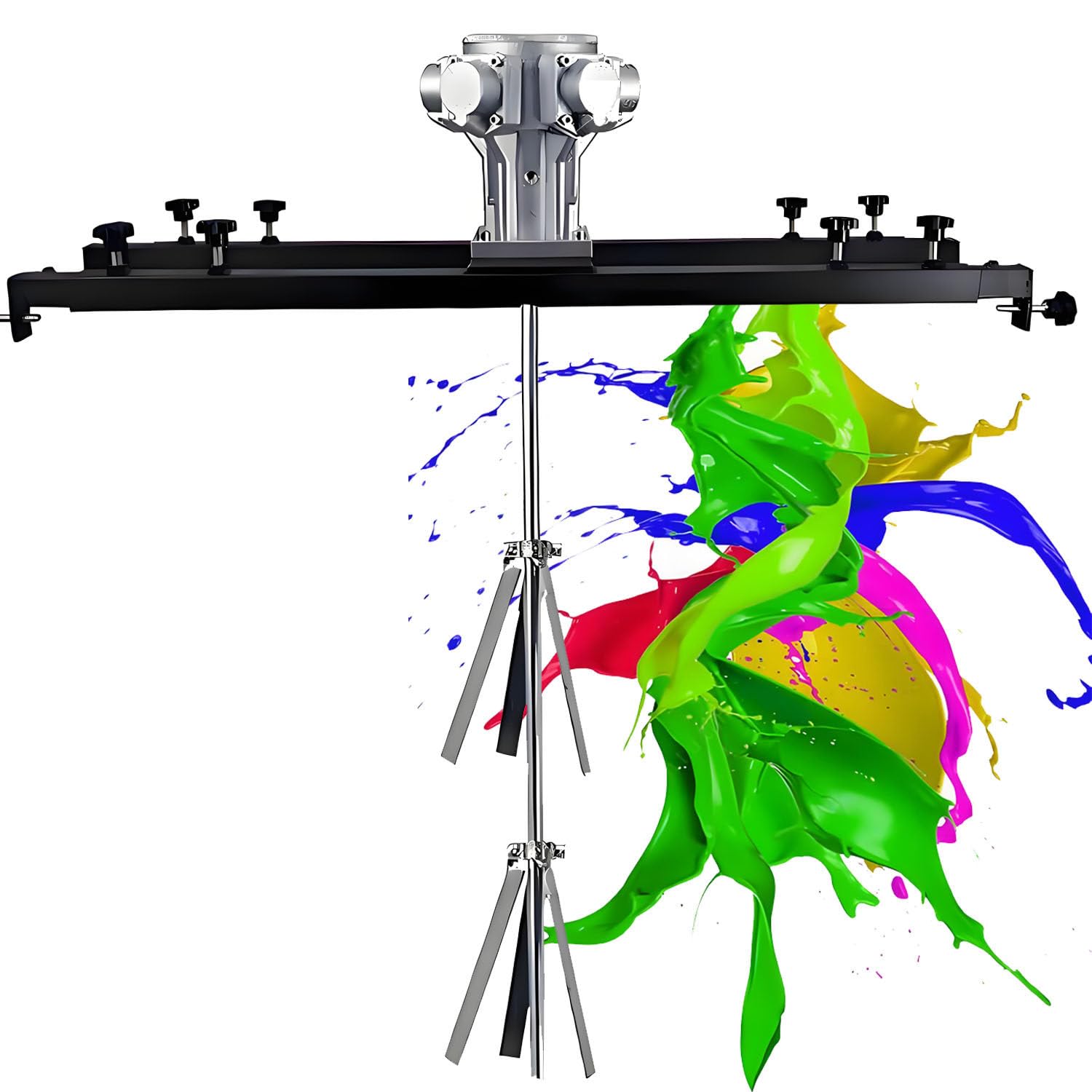 JKJZSALJ Pneumatic Agitator Paint Stirrer Ibc 1 Ton/1000 L Paint Mixing Machine, Air Stirrers With Bracket, For Ink Dissolver Stirrer 3Cylinders,Small5cylinders