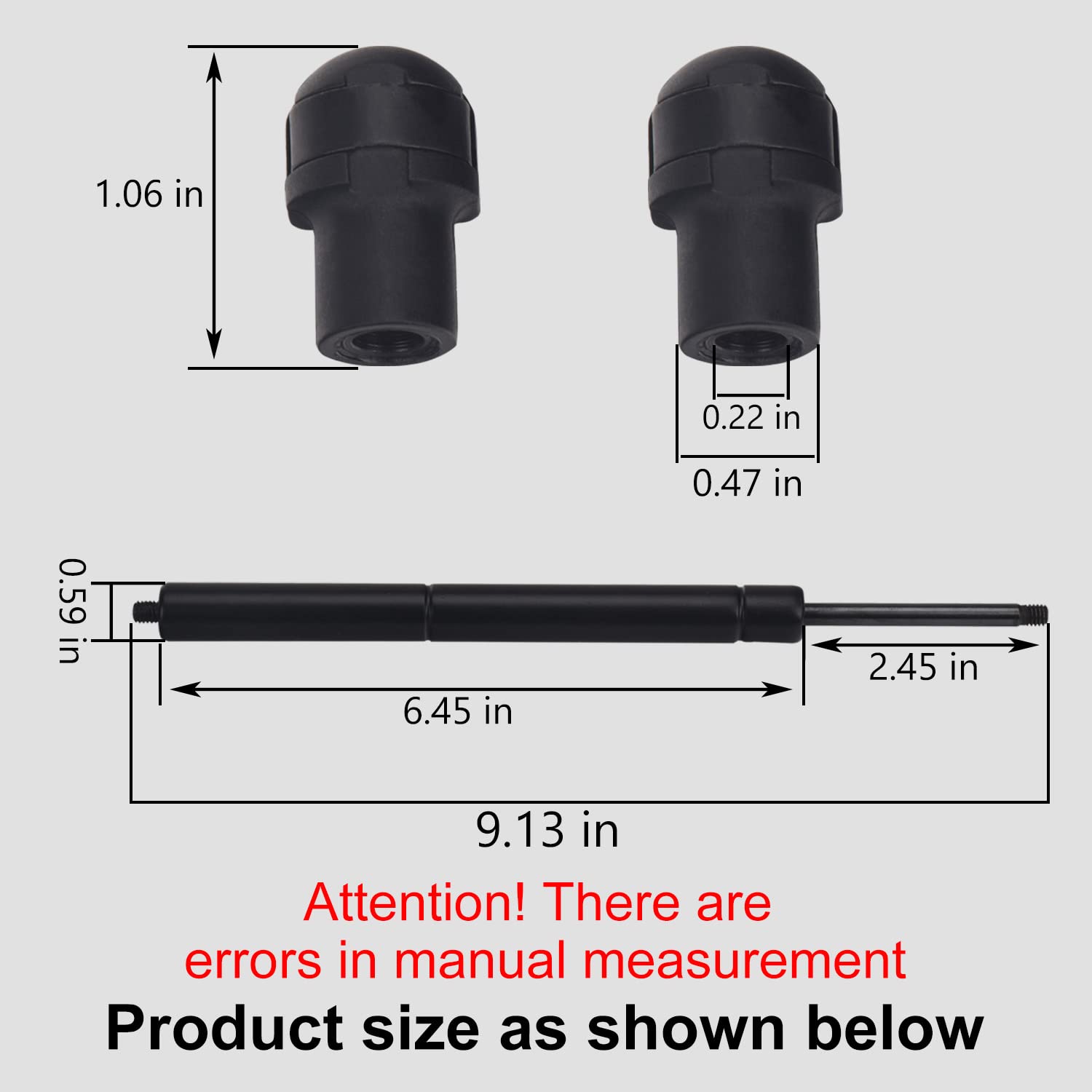 Zero Turn Parts 2-Pack Steering Control Dampers 603983 P7124 For ...