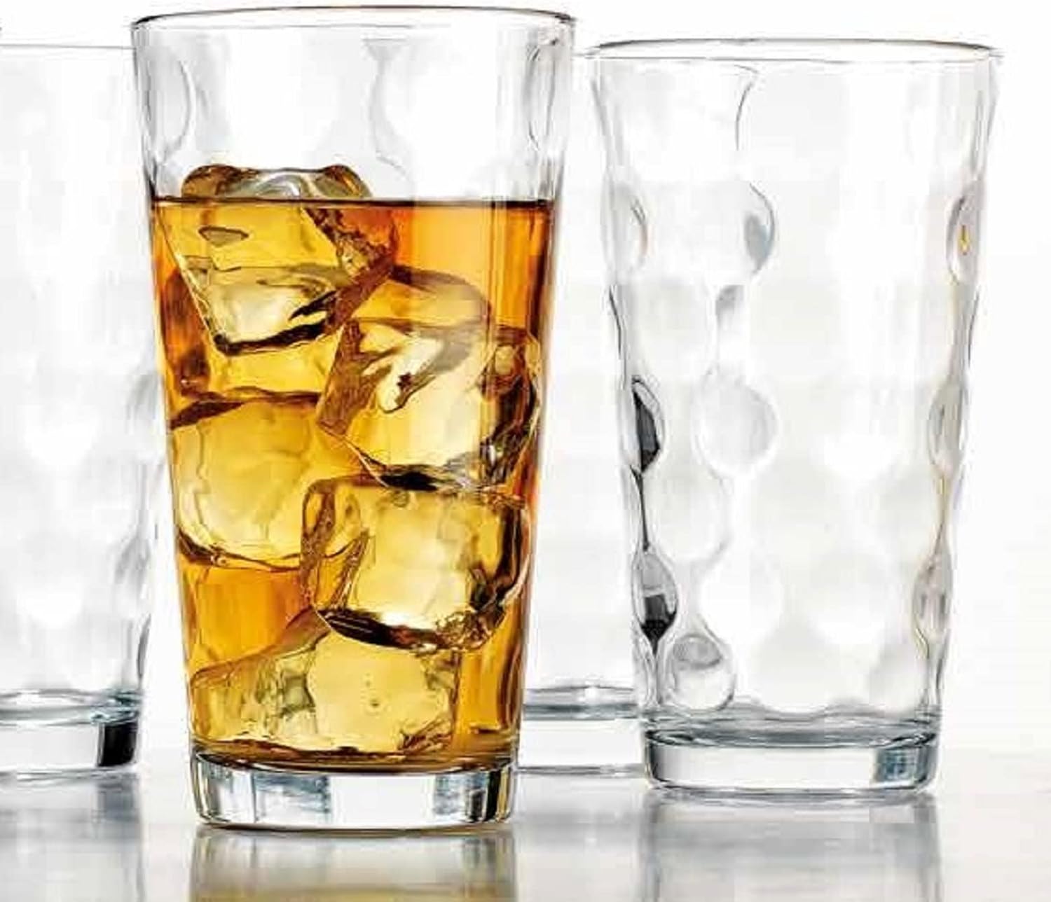 New Arrivals Drinking Glasses [set of 10] Highball Glass Cups 17oz, By Home Essentials & Beyond – Premium Cooler Glassware – Ideal for Water, Juice, Cocktails, Iced Tea.